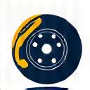 Brake disc icon